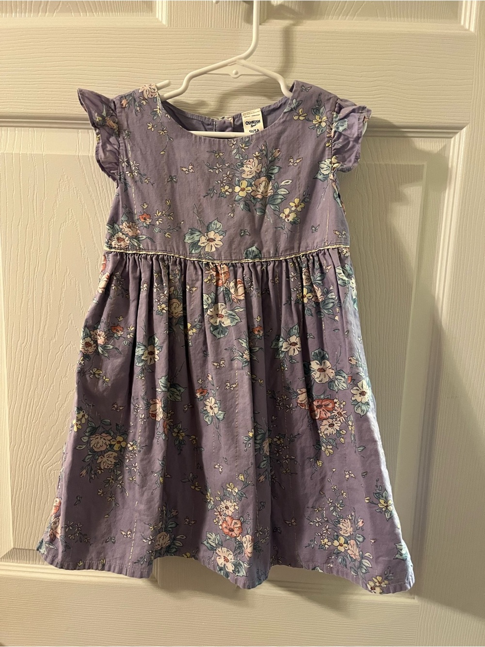 OshKosh B'gosh Lavender Floral Cotton Dress